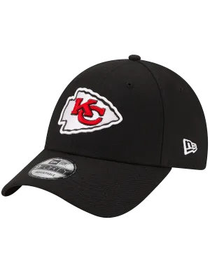 Kansas City Chiefs New Era NFL Team 9FORTY Strapback Hat - Black