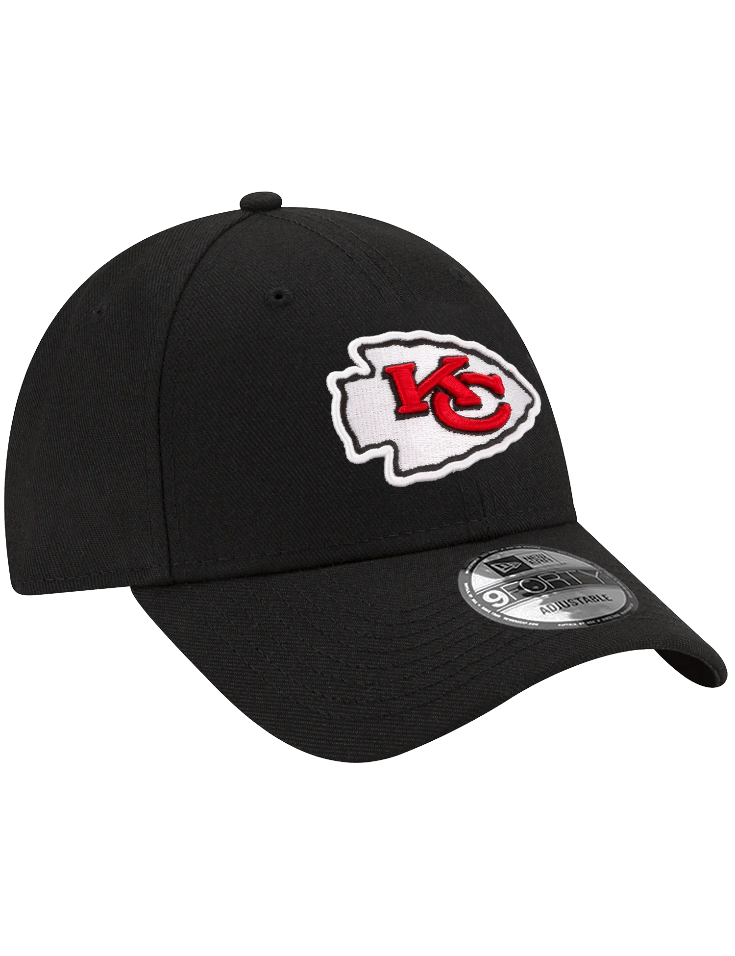 Kansas City Chiefs New Era NFL Team 9FORTY Strapback Hat - Black