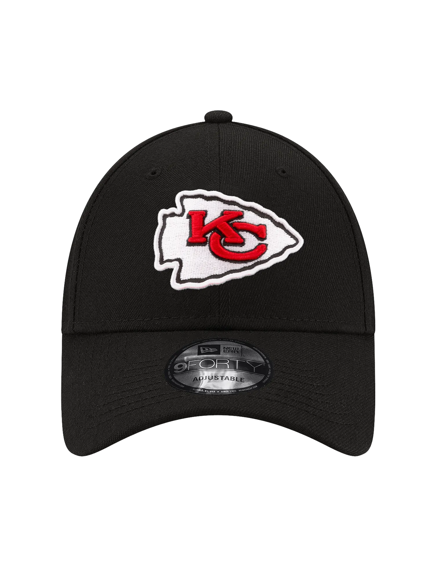 Kansas City Chiefs New Era NFL Team 9FORTY Strapback Hat - Black