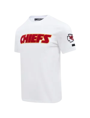 Kansas City Chiefs Pro Standard NFL Classic Chenille Flex T-Shirt - White
