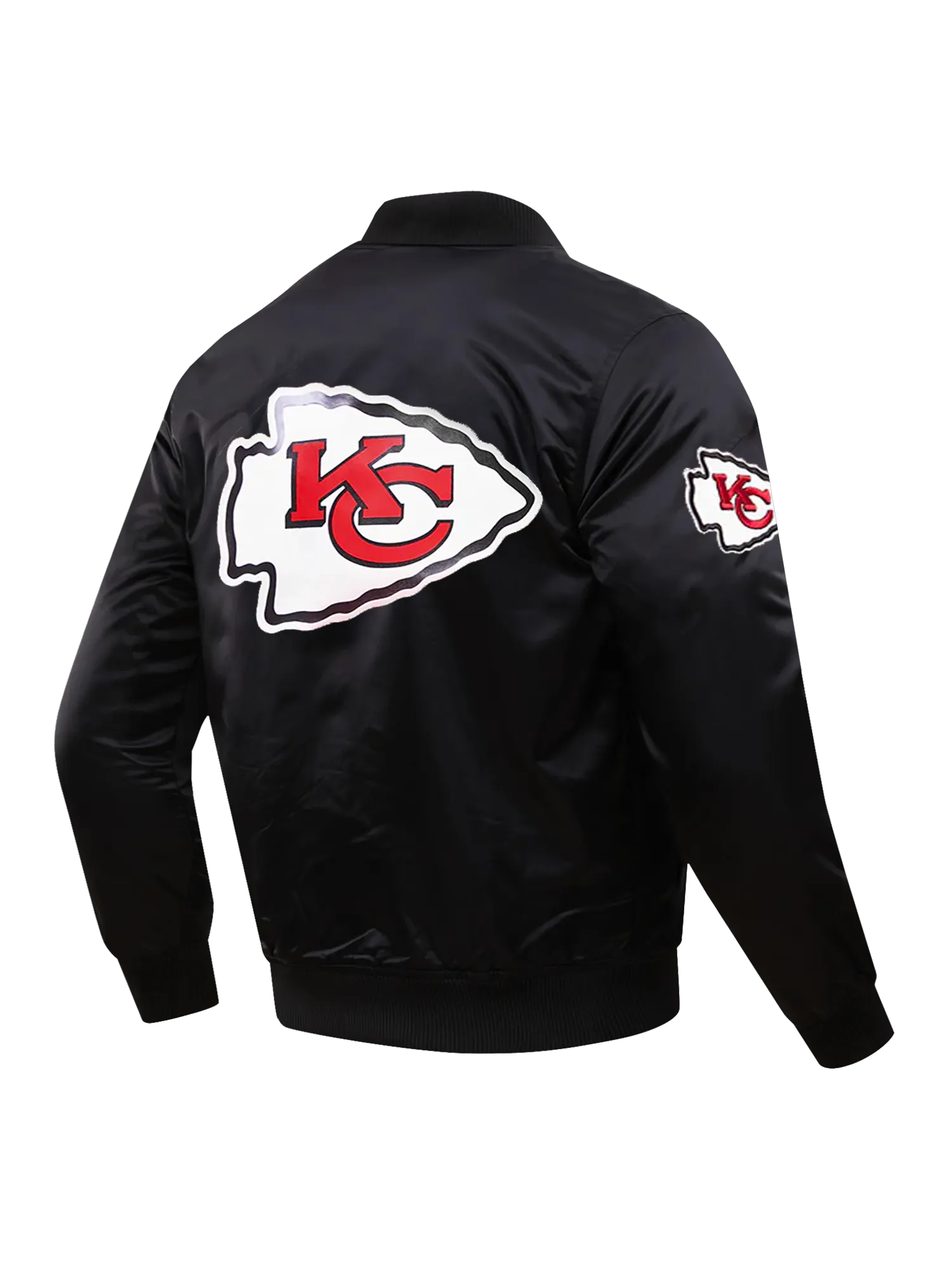 Kansas City Chiefs Pro Standard NFL Team Classic Satin Button Jacket - Black
