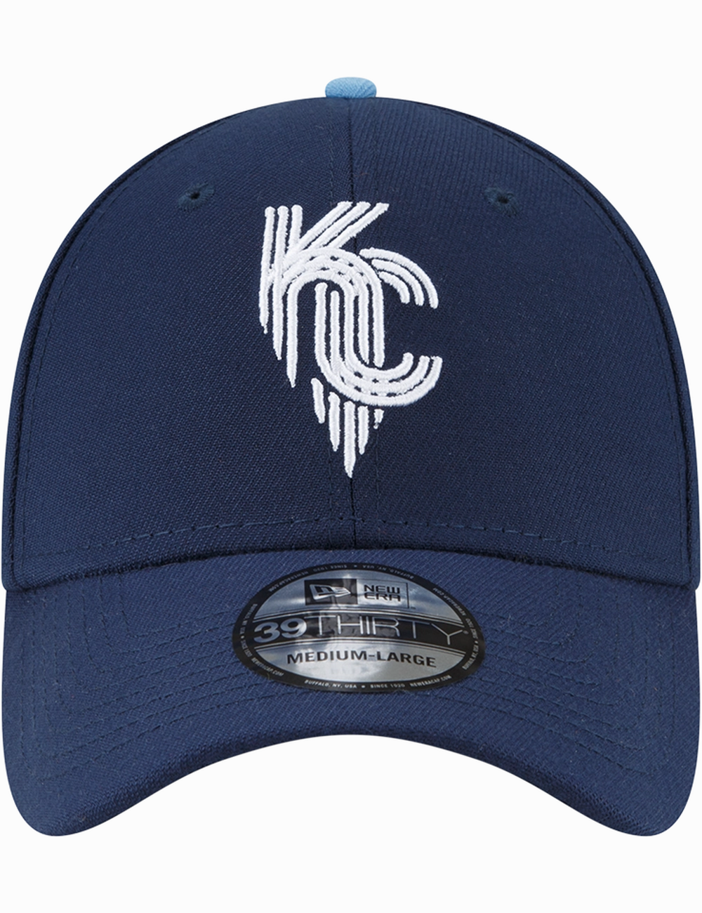 Kansas City Royals New Era MLB City Connect 39THIRTY Stretch-Fit Hat - Navy