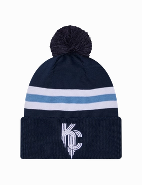 Kansas City Royals New Era MLB City Connect Knit Beanie - Navy