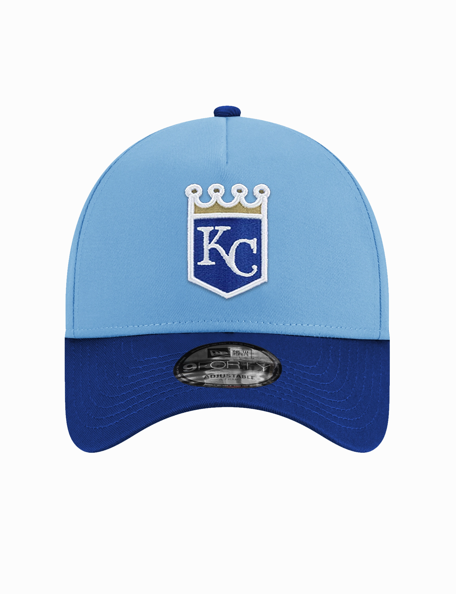 Kansas City Royals New Era MLB Team Alt 9FORTY A-Frame Snapback Hat - Blue