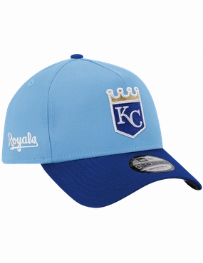 Kansas City Royals New Era MLB Team Alt 9FORTY A-Frame Snapback Hat - Blue