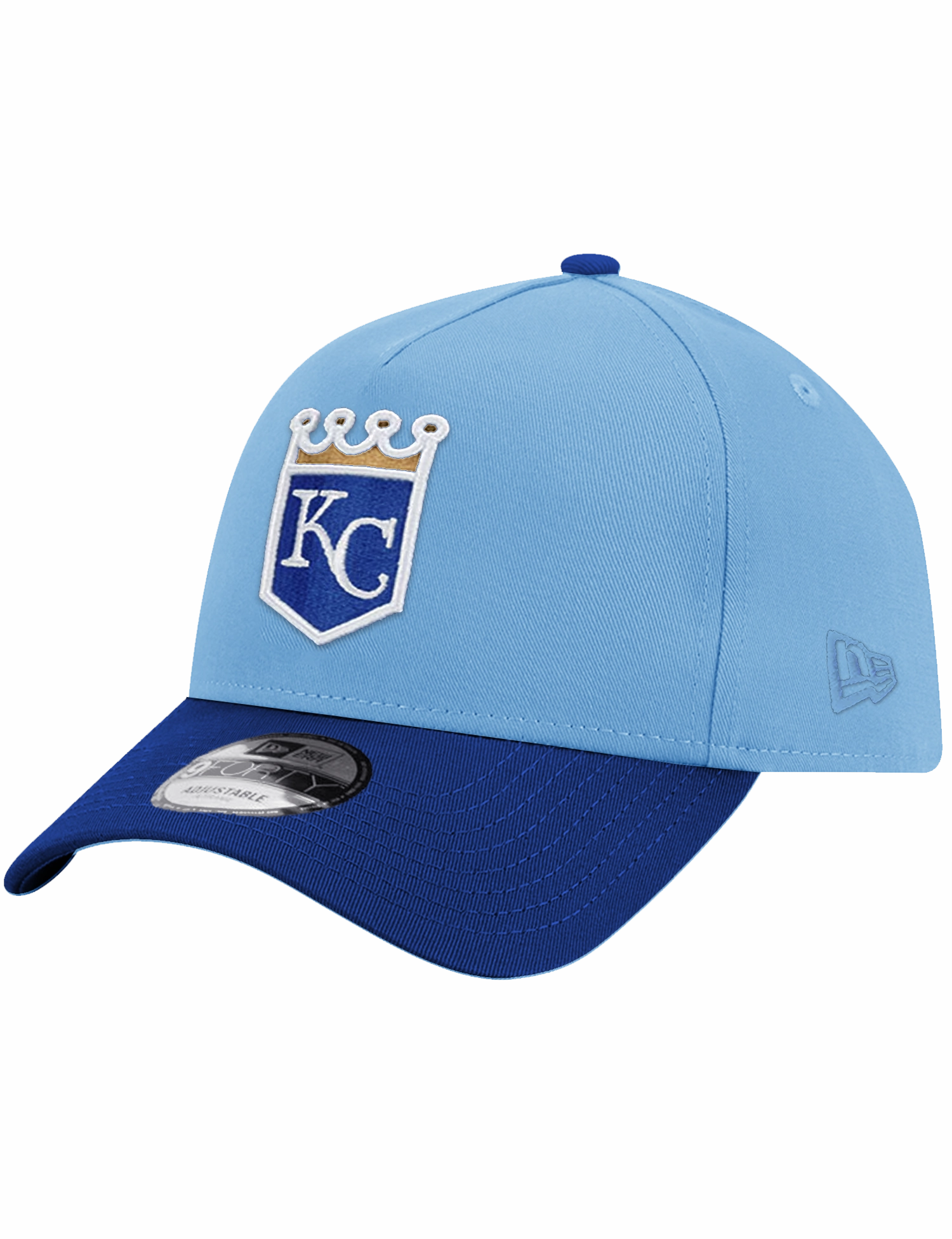 Kansas City Royals New Era MLB Team Alt 9FORTY A-Frame Snapback Hat - Blue