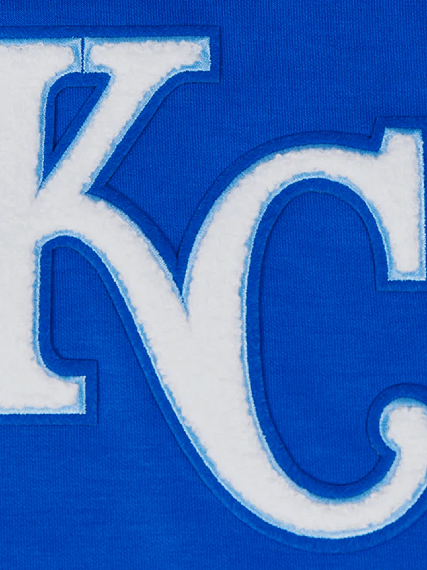 Kansas City Royals Pro Standard MLB Team Chenille Hoodie Jumper  - Blue