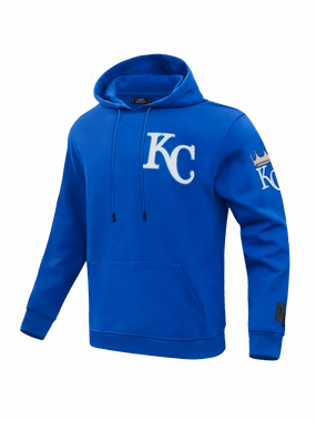 Kansas City Royals Pro Standard MLB Team Chenille Hoodie Jumper  - Blue