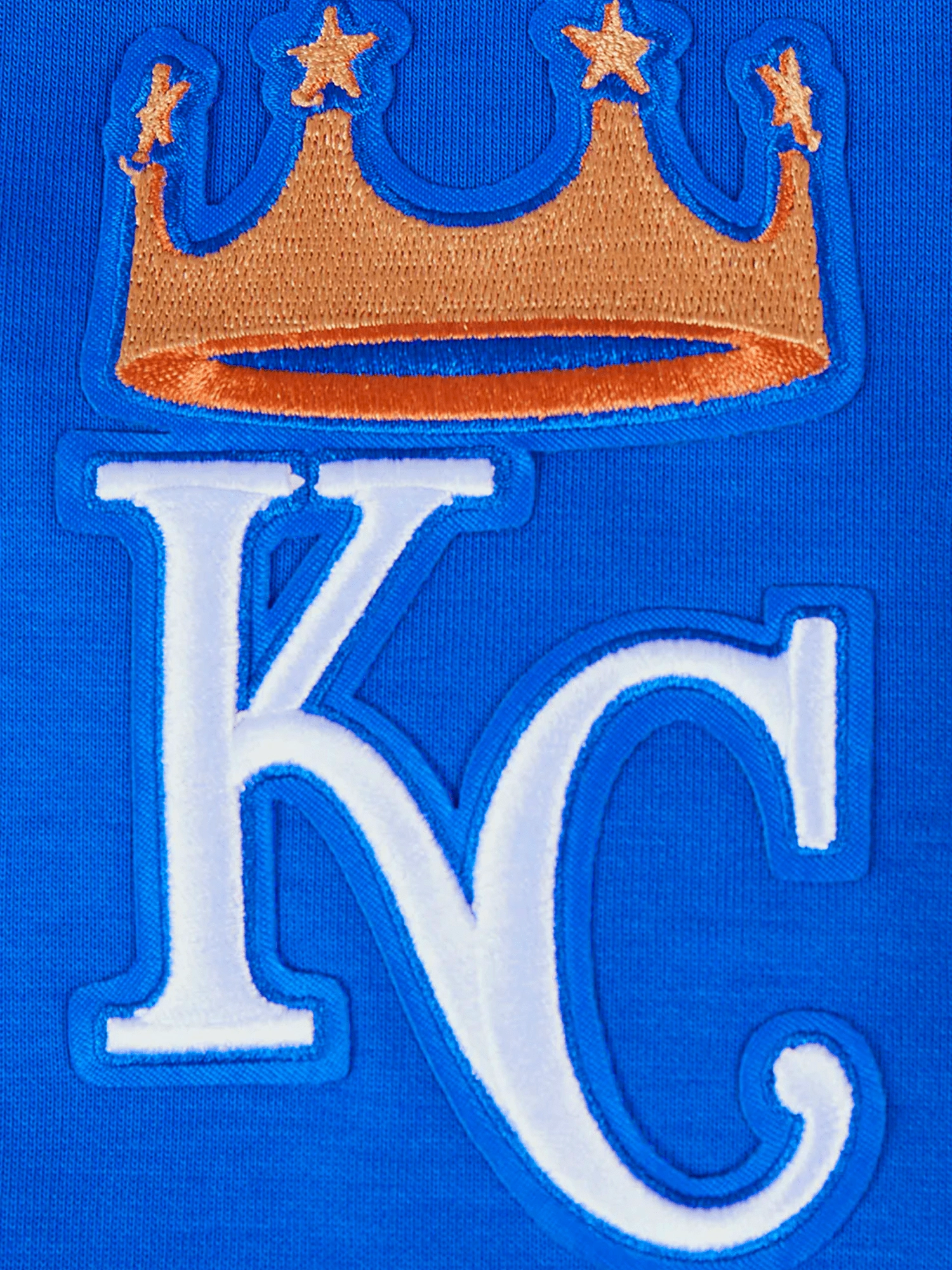 Kansas City Royals Pro Standard MLB Team Chenille Hoodie Jumper  - Blue