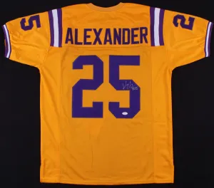 Kwon Alexander Signed LSU Tigers Yellow Jersey (JSA) Tampa Bay Bucs Linebacker