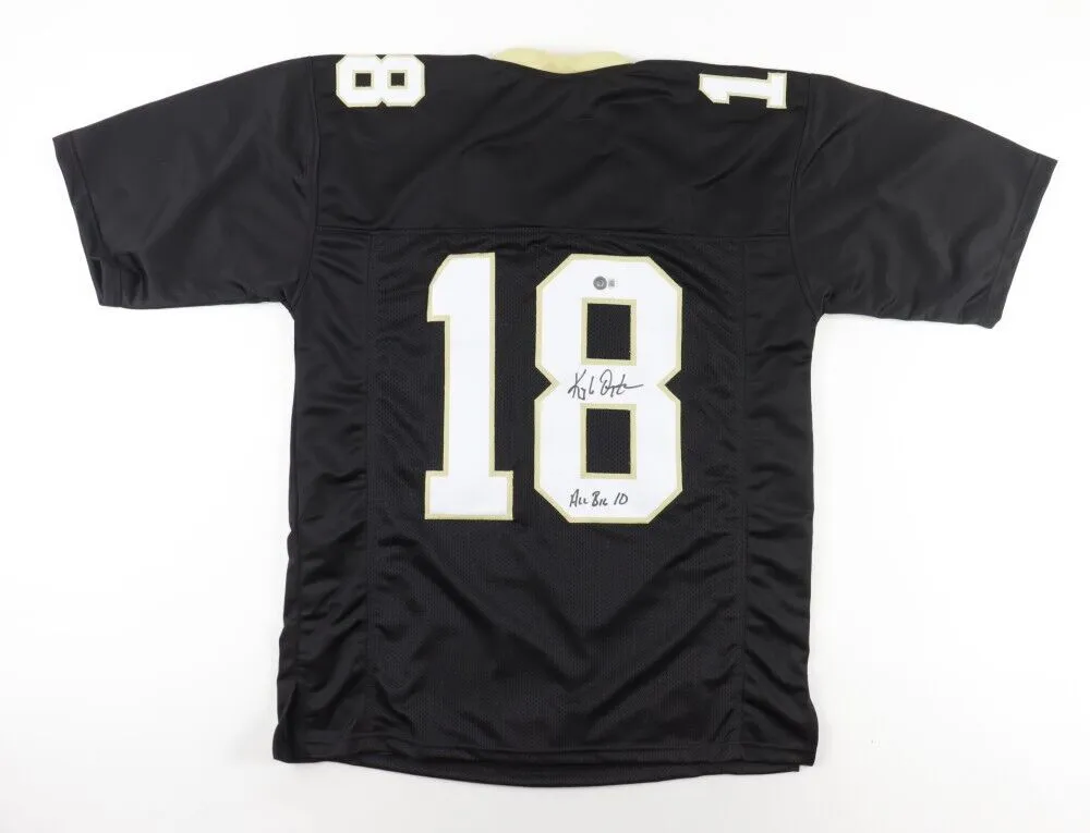 Kyle Orton Signed Purdue Boilermakers Jersey (Beckett) Chicago Bears Q.B 2005-08