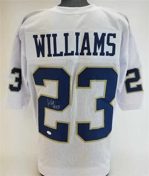 Kyren Williams Signed Notre Dame Fighting Irish Jersey (JSA COA) 2021 Jr. R.B.