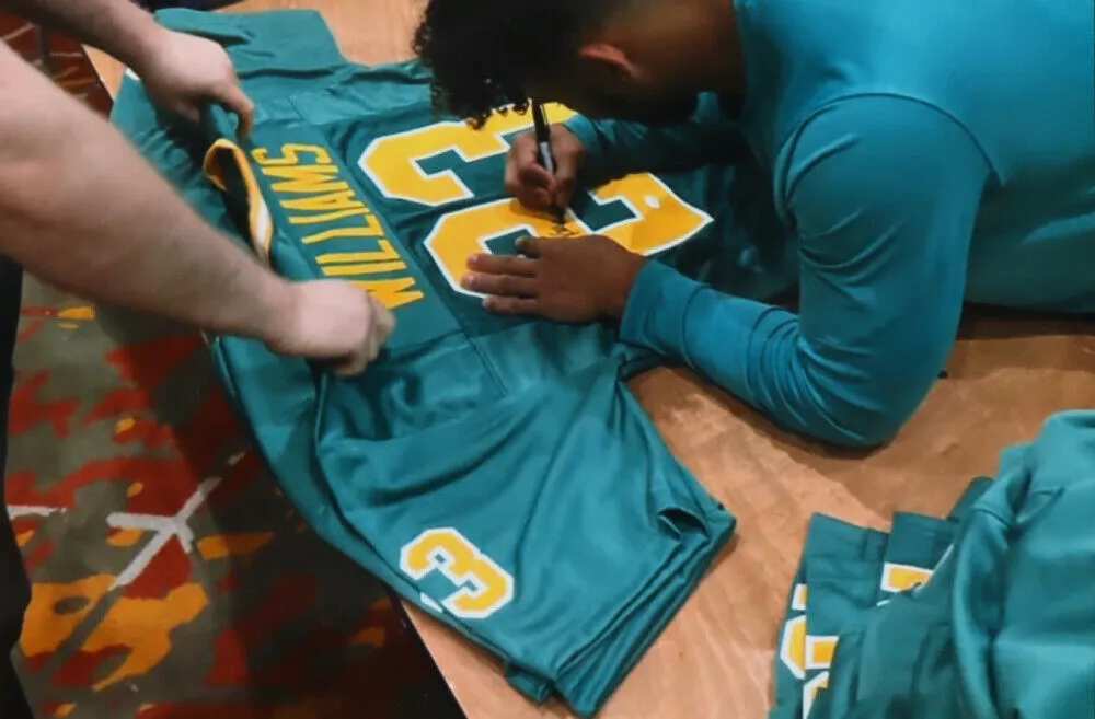 Kyren Williams Signed Notre Dame Fighting Irish Jersey (JSA COA) 2021 Jr. R.B.