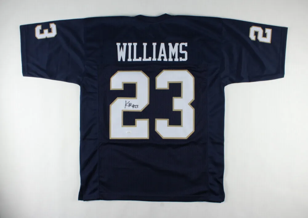 Kyren Williams Signed Notre Dame Fighting Irish Jersey (JSA COA) 2021 Junior RB