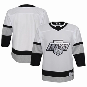 LA.Kings 2021-22 Alternate Premier Jersey White Stitched American Hockey Jerseys