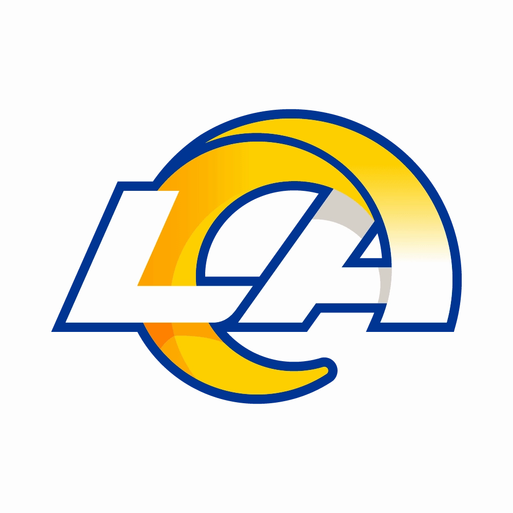 LA Rams Silver Screen Armor Decals 🎬 | SoFi Strong Stickers for Cars, Red Carpet Gear & 213/310 Pride