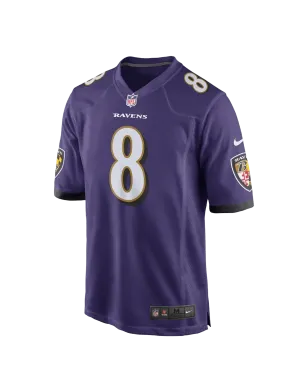 Lamar Jackson Baltimore Ravens Nike NFL Game Jersey - Purple