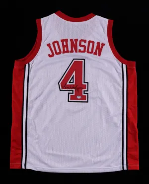 Larry Johnson Signed UNLV Runnin' Rebels Jersey  (PSA COA)  #1 Overall Pick 1991