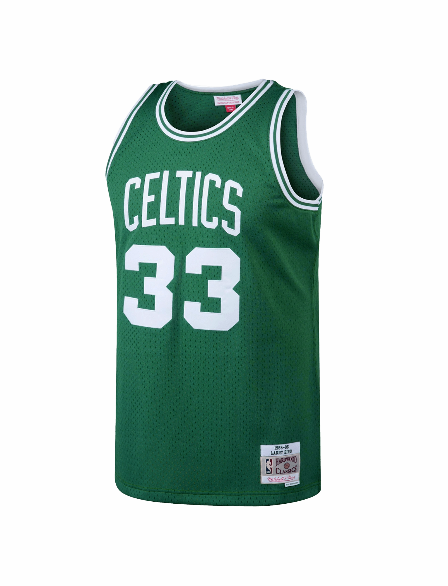 Larry Bird Boston Celtics Mitchell & Ness NBA 85-86 Swingman Jersey - Green