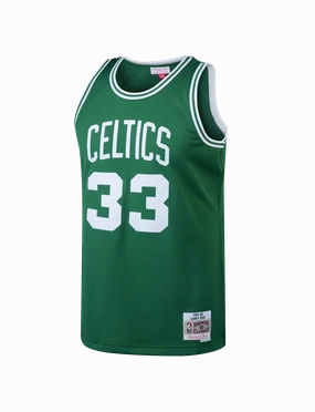 Larry Bird Boston Celtics Mitchell & Ness NBA 85-86 Swingman Jersey - Green