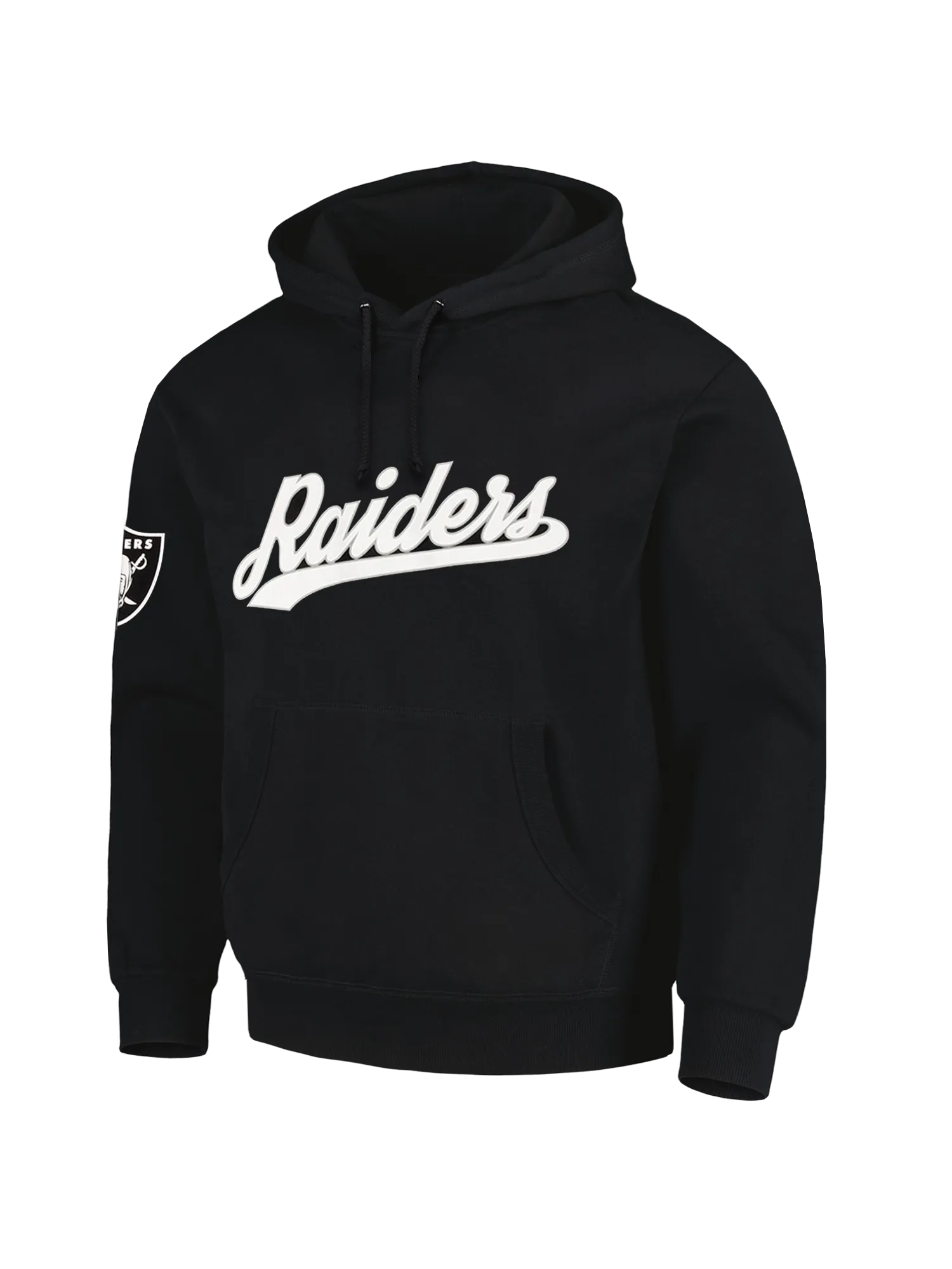 Las Vegas Raiders Majestic NFL Script Vintage Hoodie Jumper - Black