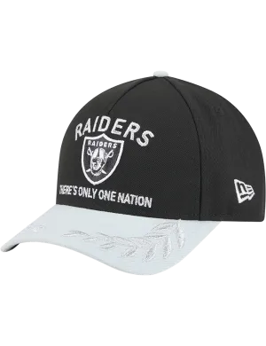 Las Vegas Raiders New Era NFL 25 Draft 9FORTY M-Crown Snapback Hat - Black