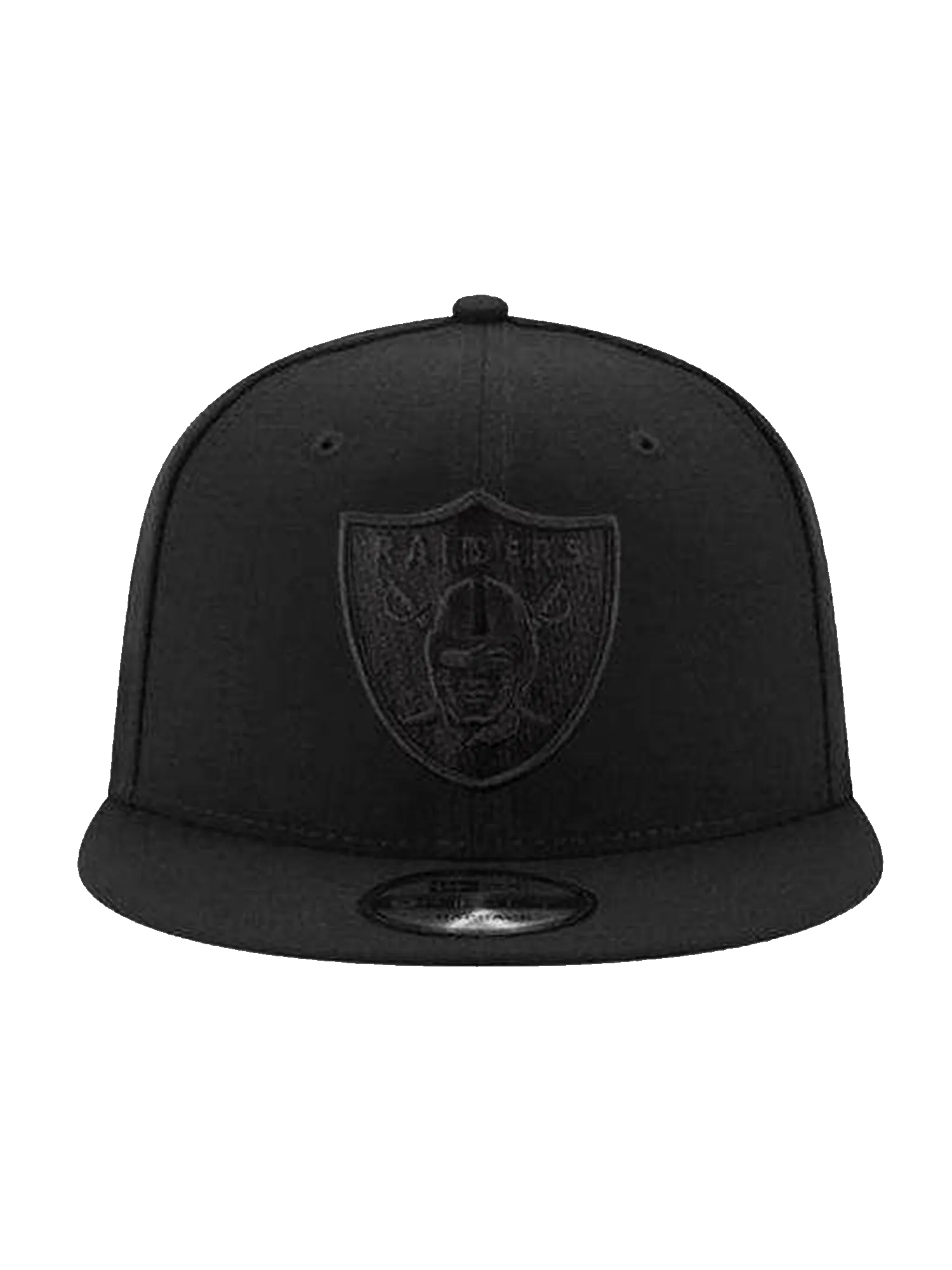 Las Vegas Raiders New Era NFL Black On Black 9FIFTY Snapback Hat
