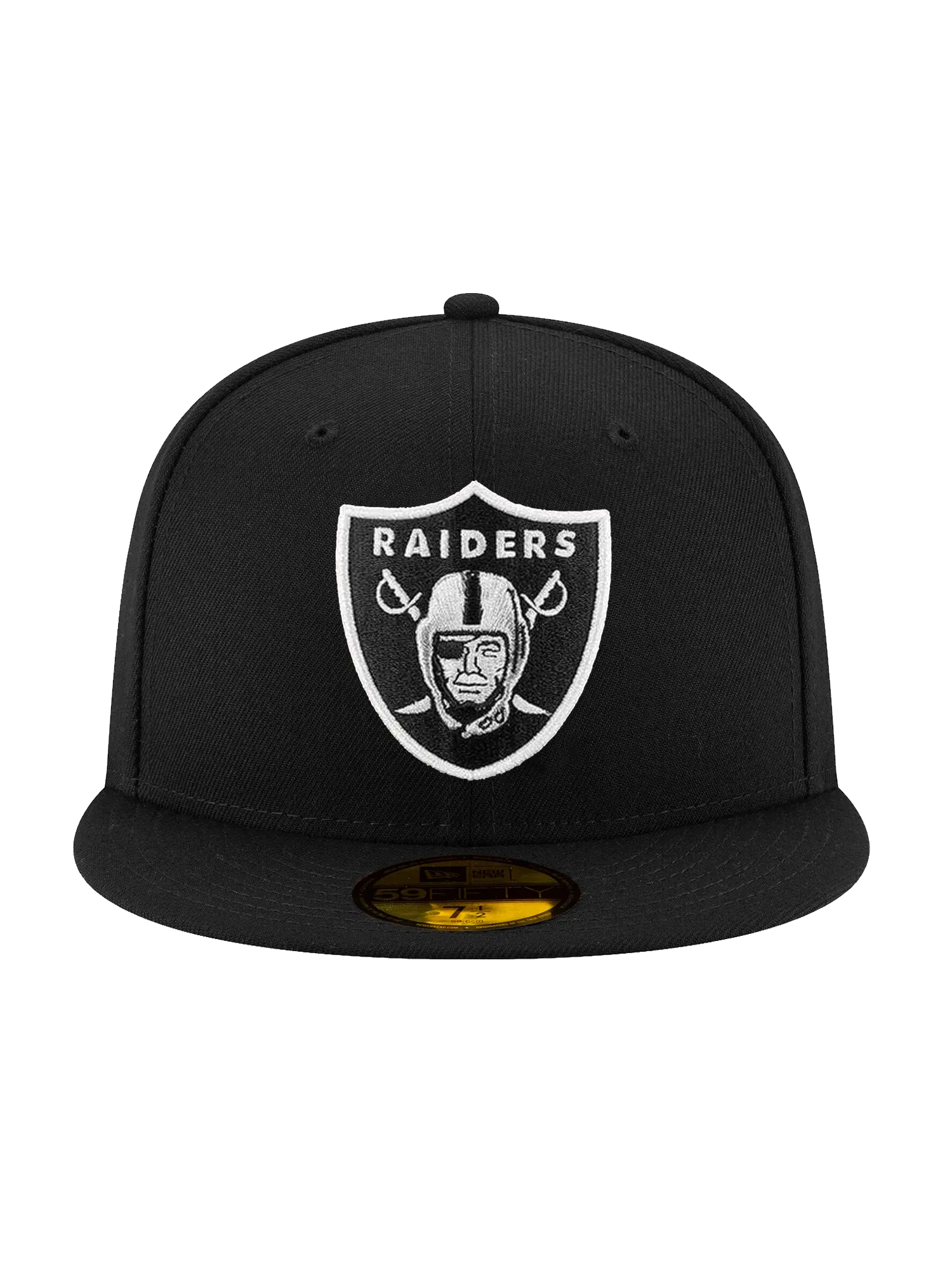 Las Vegas Raiders New Era NFL Team 59FIFTY Fitted Hat - Black
