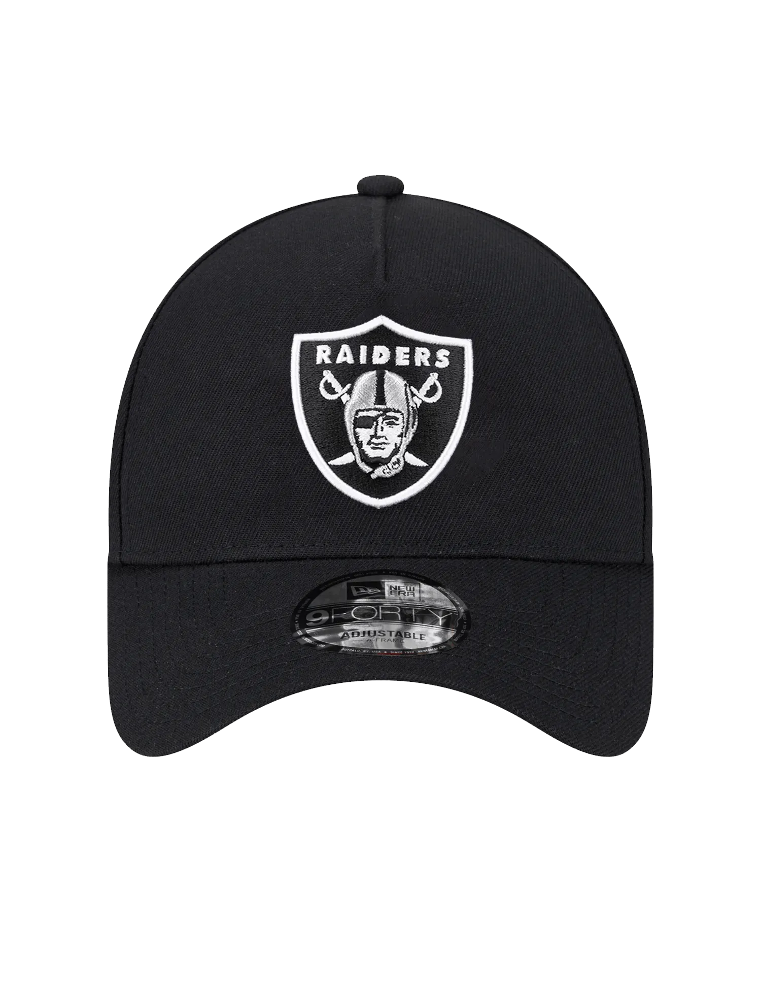 Las Vegas Raiders New Era NFL Team 9FORTY A-Frame Snapback Hat - Black