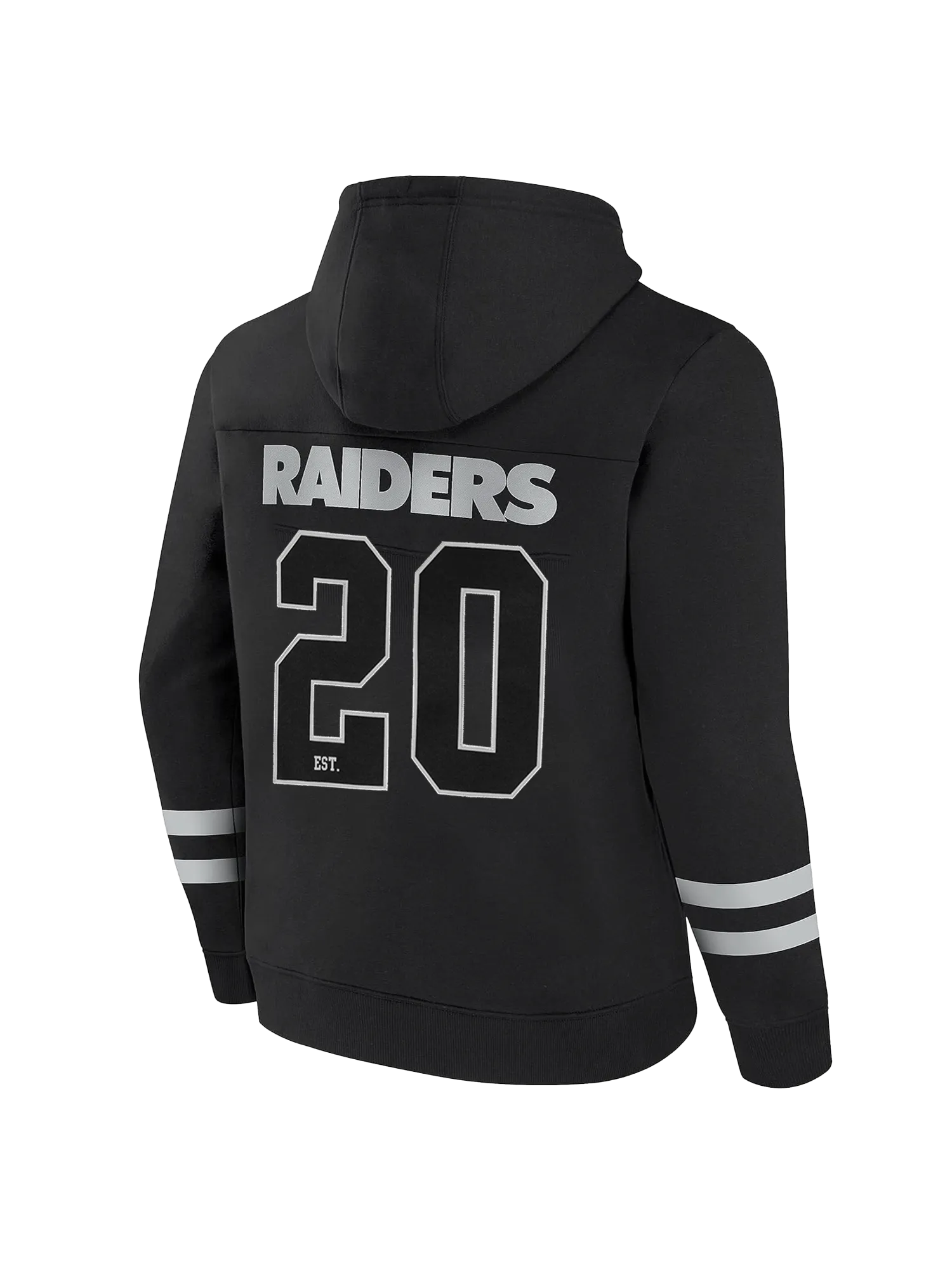 Las Vegas Raiders NFL Foundation Panel Hoodie Jumper - Black