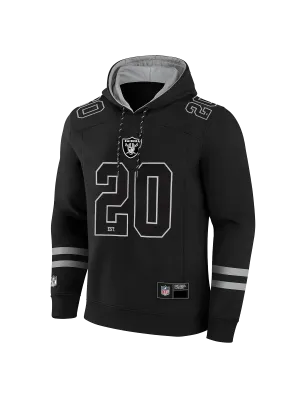 Las Vegas Raiders NFL Foundation Panel Hoodie Jumper - Black