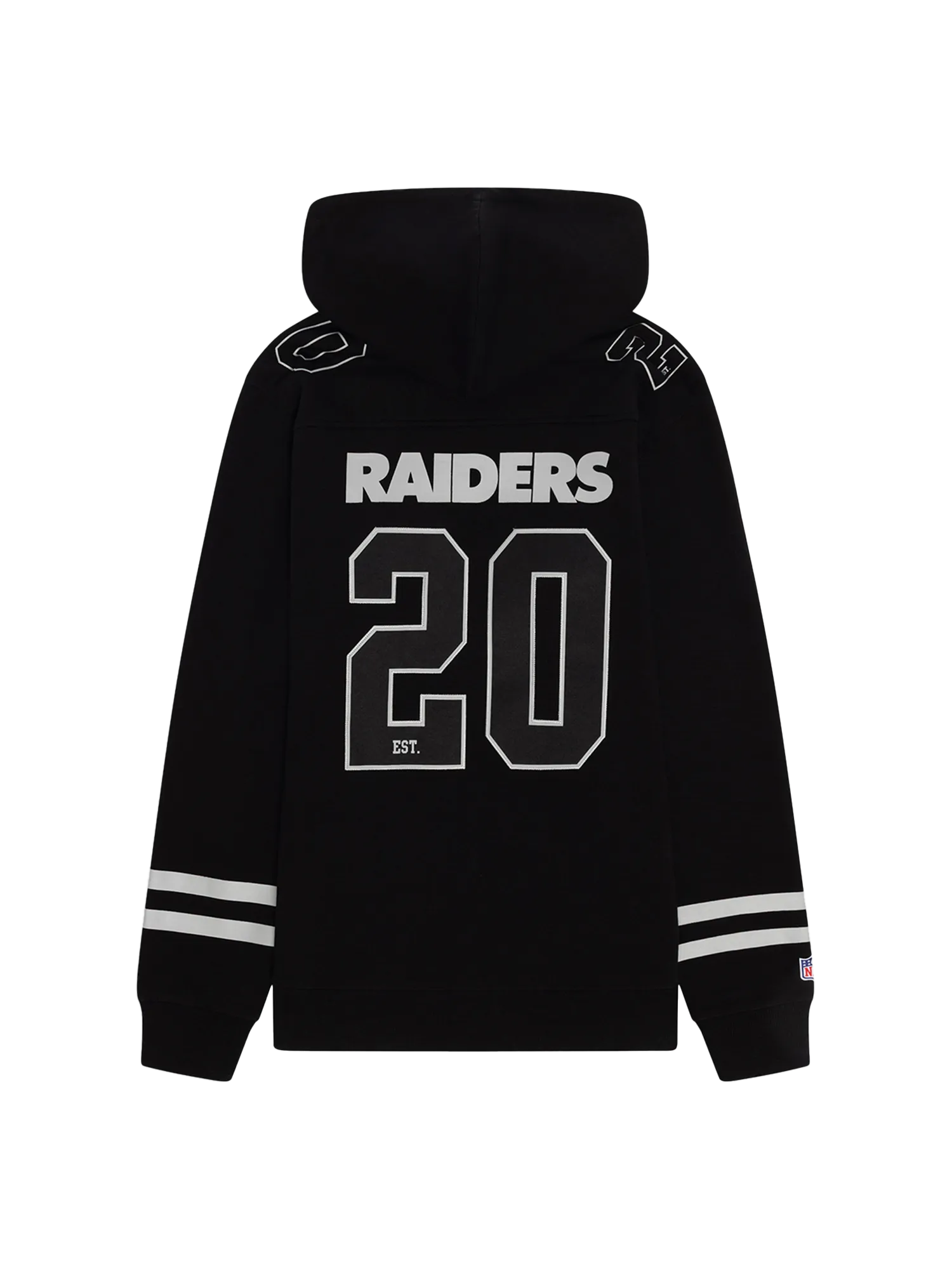 Las Vegas Raiders NFL Foundation Panel Hoodie Jumper - Black