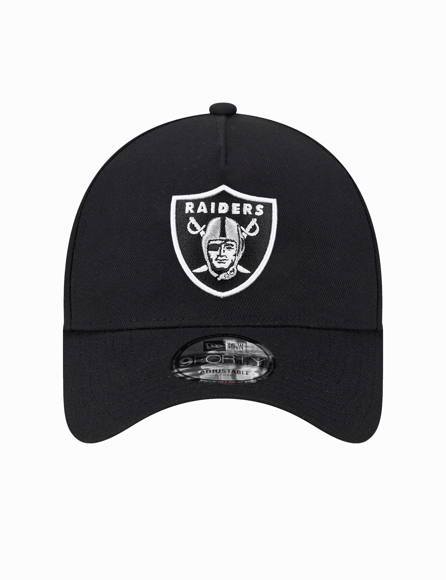 Las Vegas Raiders New Era NFL Team 9FORTY A-Frame Snapback Hat - Black