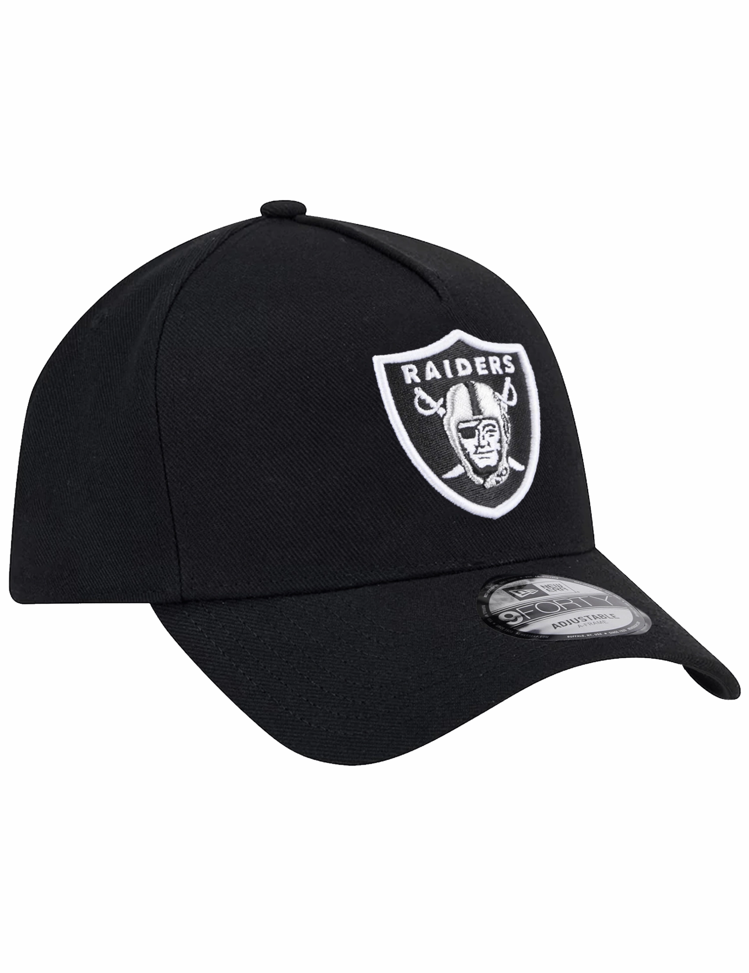 Las Vegas Raiders New Era NFL Team 9FORTY A-Frame Snapback Hat - Black