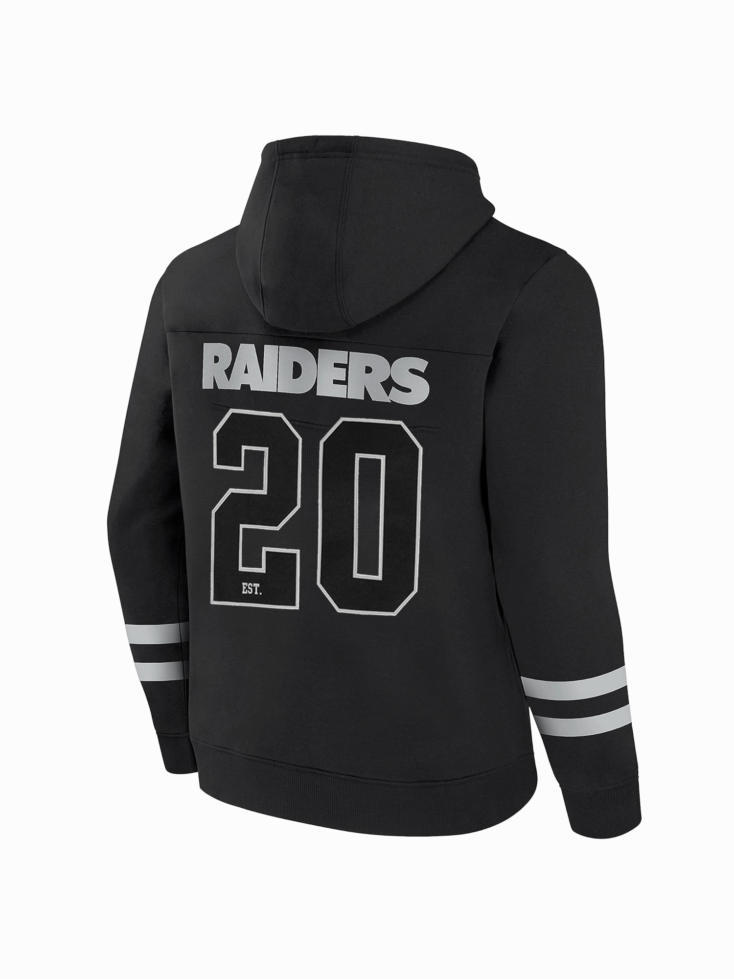 Las Vegas Raiders NFL Foundation Panel Hoodie Jumper - Black