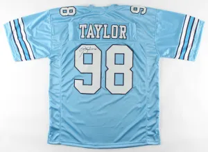 Lawrence Taylor Signed North Carolina Tar Heels Jersey (JSA COA) N Y Giants LB