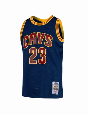 LeBron James Cleveland Cavaliers Mitchell & Ness NBA 15-16 Alt Swingman Jersey - Navy