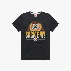 Looney Tunes Taz Sack Em' x Pittsburgh Steelers