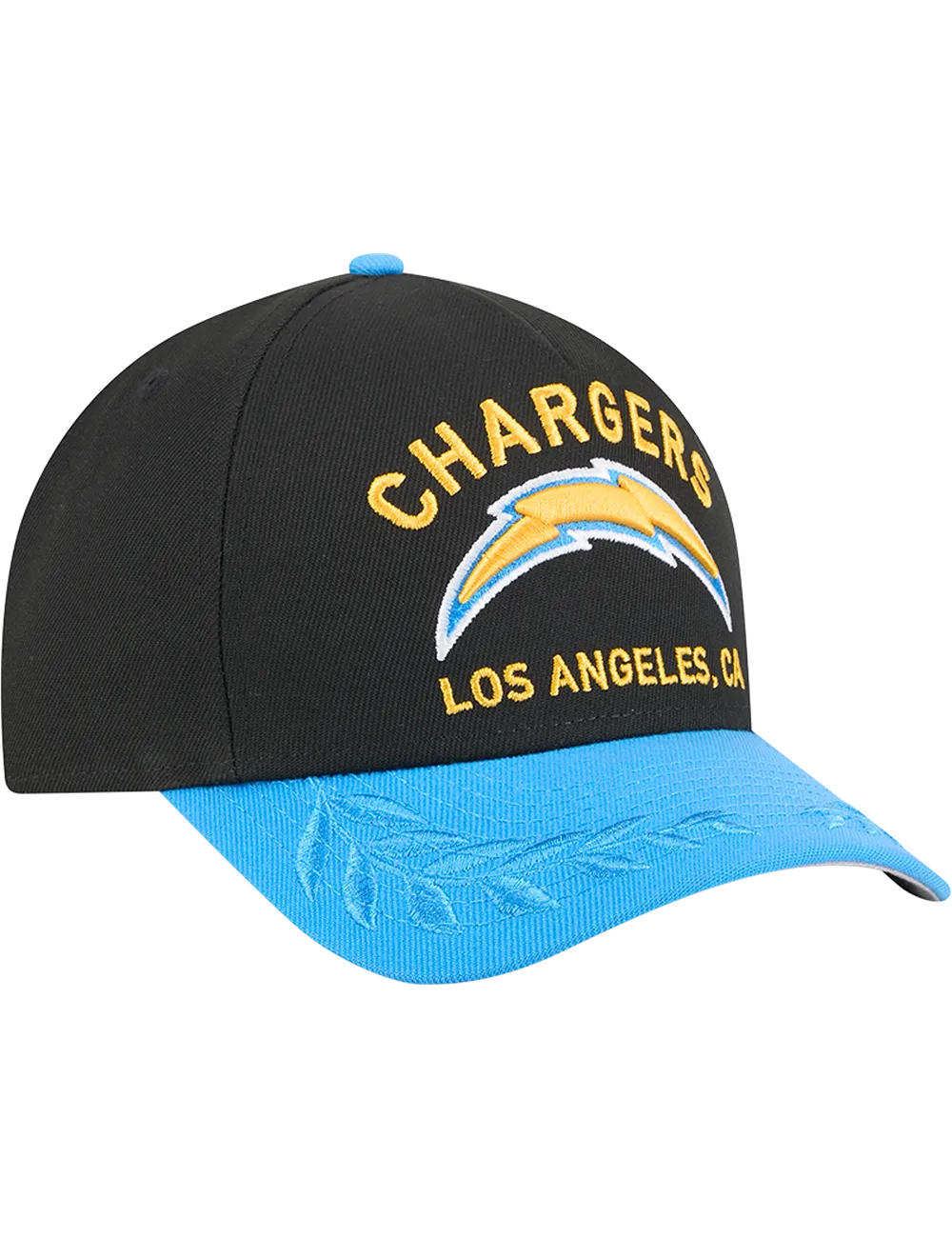 Los Angeles Chargers New Era NFL 25 Draft 9FORTY M-Crown Snapback Hat - Black