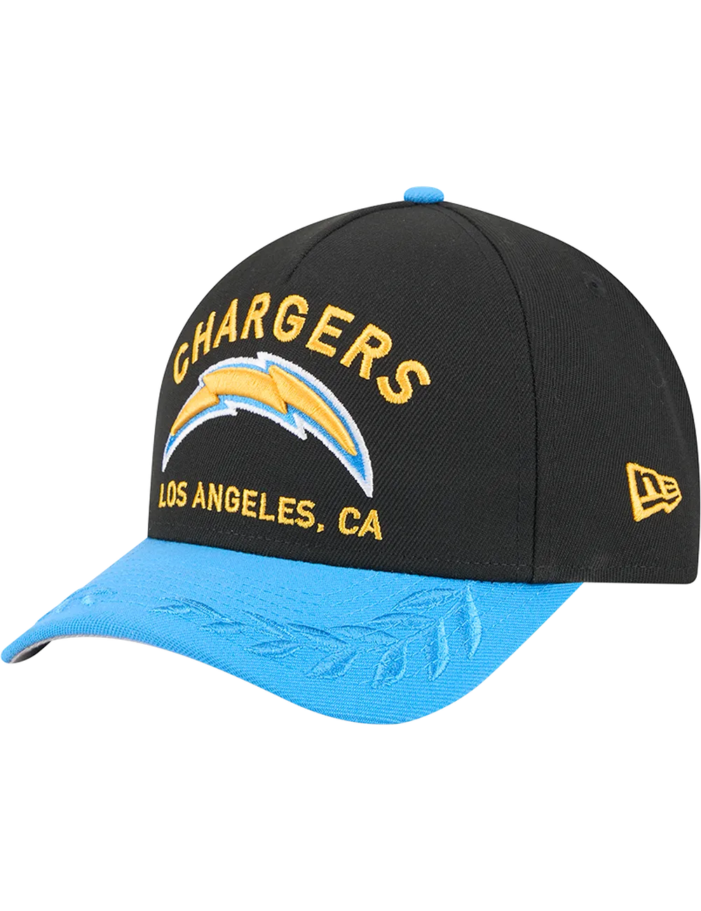 Los Angeles Chargers New Era NFL 25 Draft 9FORTY M-Crown Snapback Hat - Black