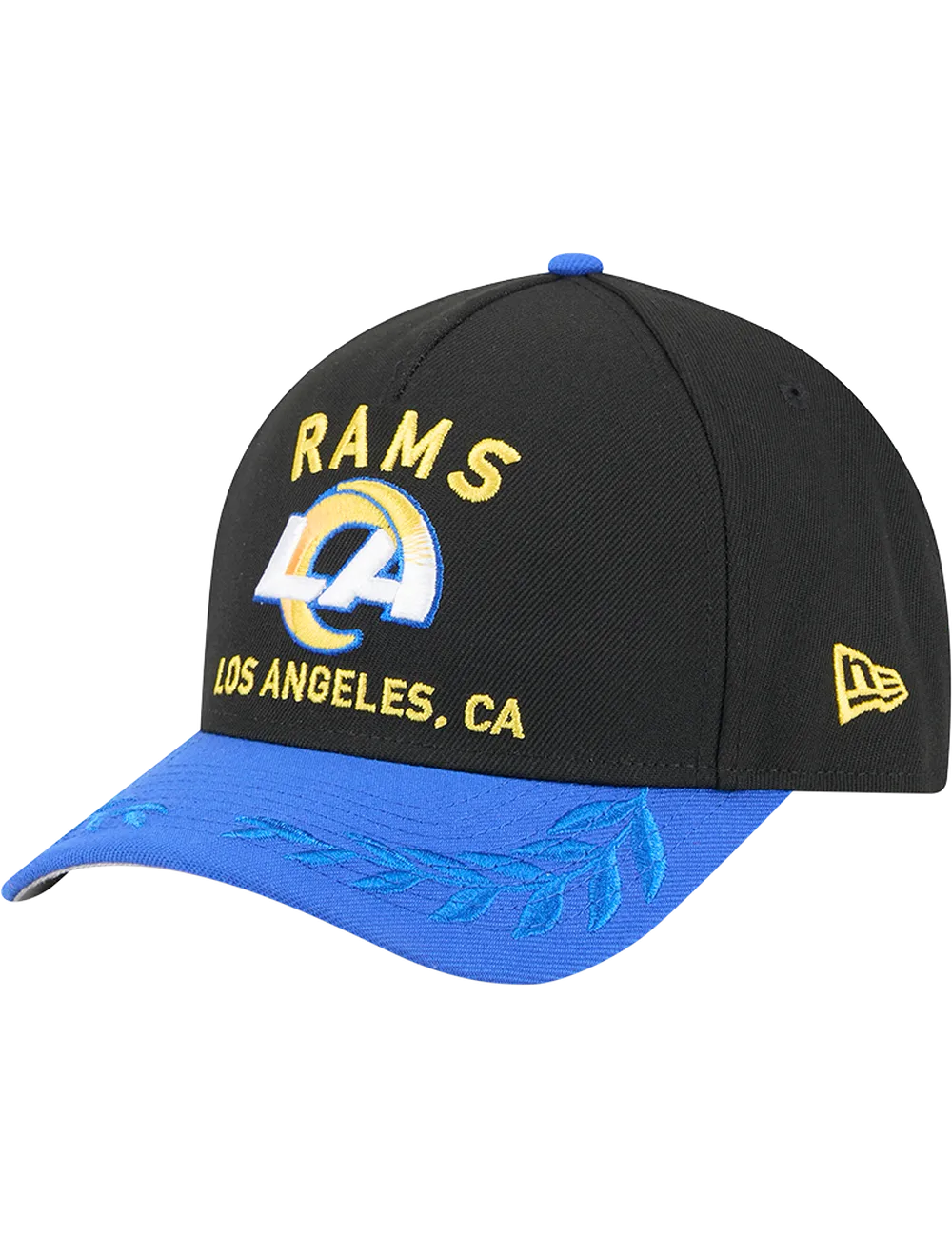Los Angeles Rams New Era NFL 25 Draft 9FORTY M-Crown Snapback Hat - Black