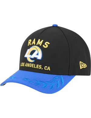 Los Angeles Rams New Era NFL 25 Draft 9FORTY M-Crown Snapback Hat - Black