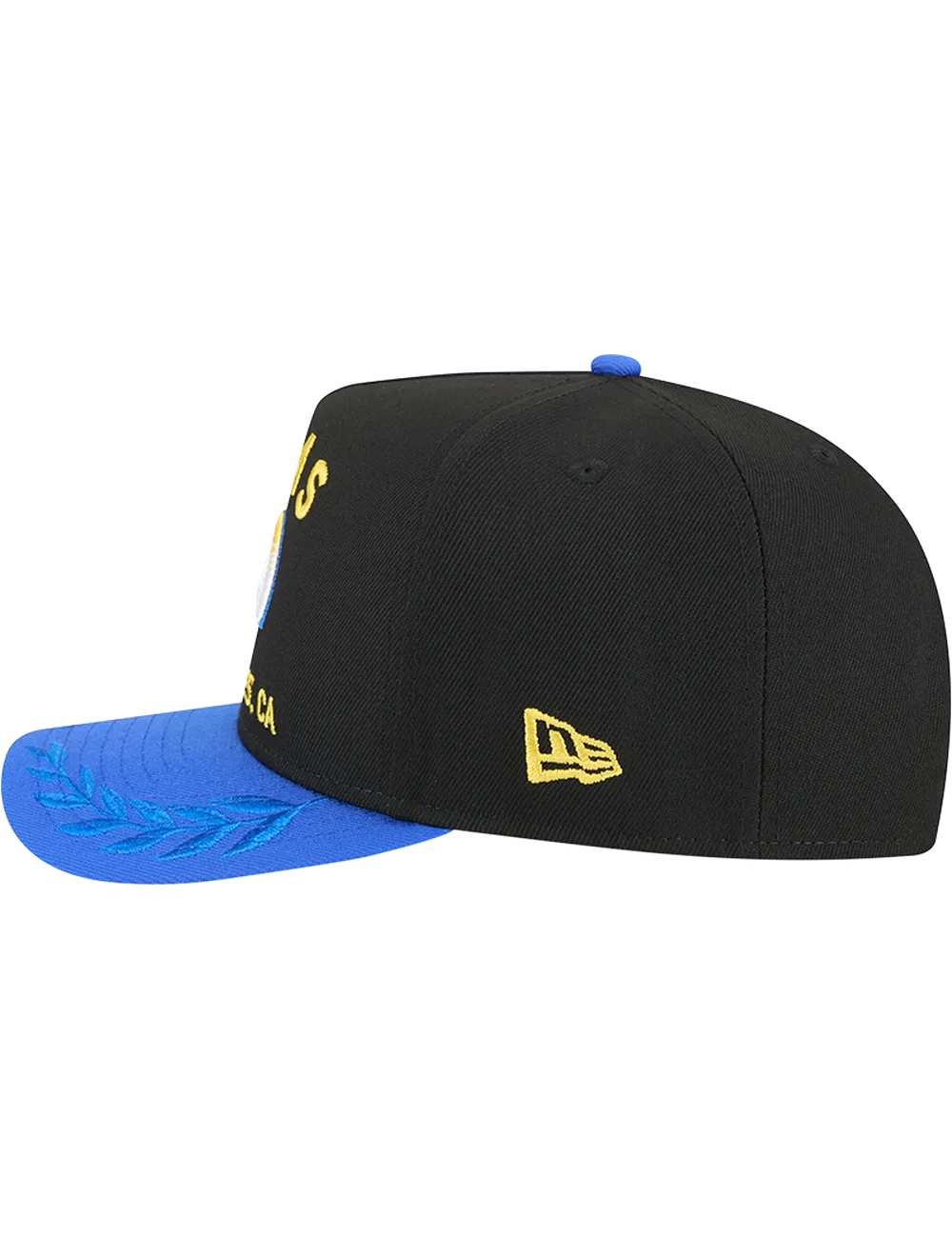 Los Angeles Rams New Era NFL 25 Draft Pre-Curved 9FIFTY A-Frame Snapback Hat - Black