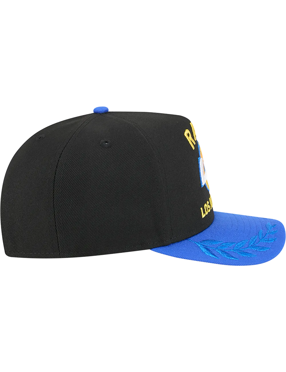Los Angeles Rams New Era NFL 25 Draft Pre-Curved 9FIFTY A-Frame Snapback Hat - Black