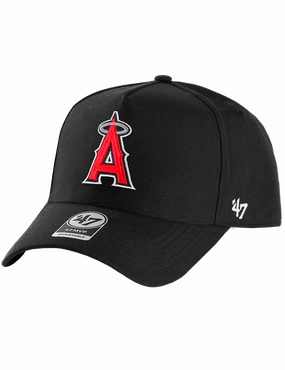 Los Angeles Angels '47 MLB Team MVP DT Snapback Hat - Black