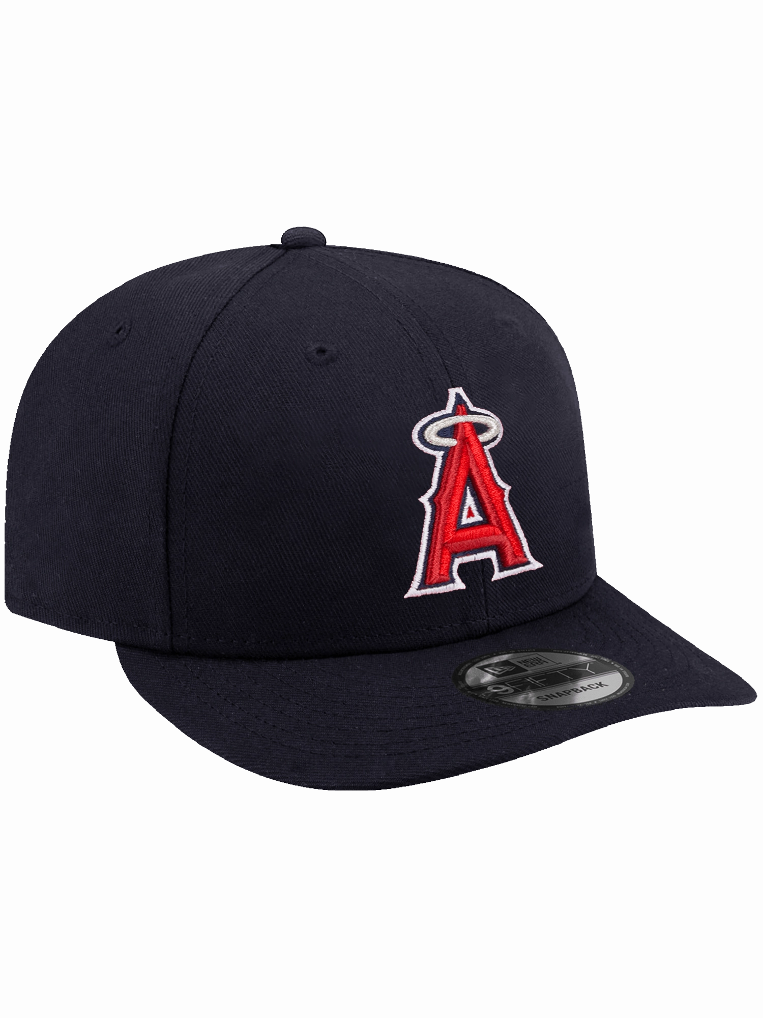 Los Angeles Angels New Era MLB Team Pre-Curved 9FIFTY Snapback Hat - Navy