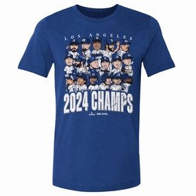 Los Angeles Dodgers 500 Level MLB 24 Champions Group T-Shirt - Blue
