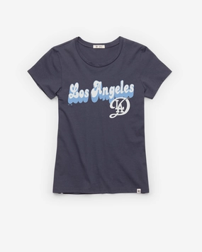 LOS ANGELES DODGERS CITY CONNECT MYSTIC '47 FRANKIE TEE WOMENS