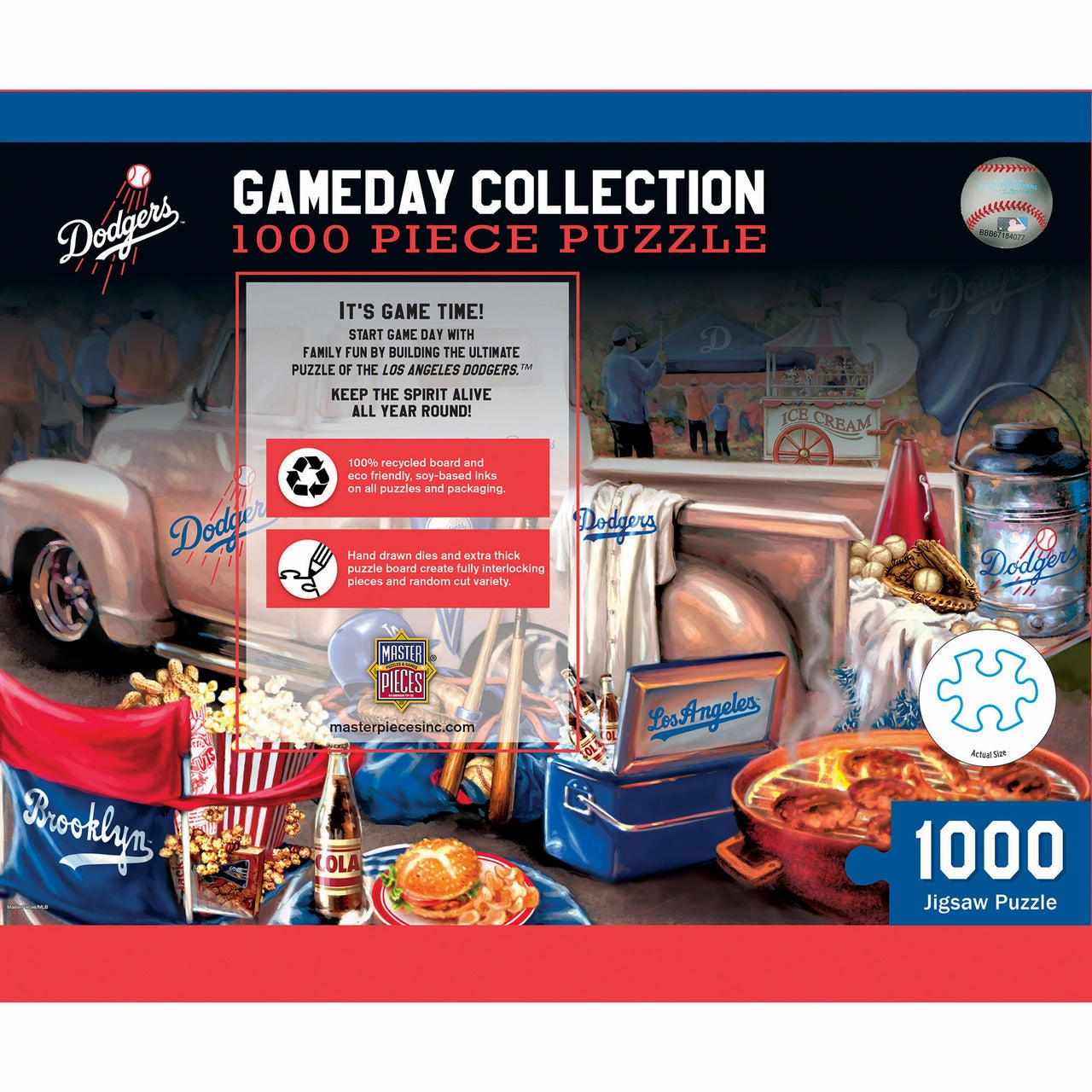 Los Angeles Dodgers Game Day Collection 1000 Piece Puzzle