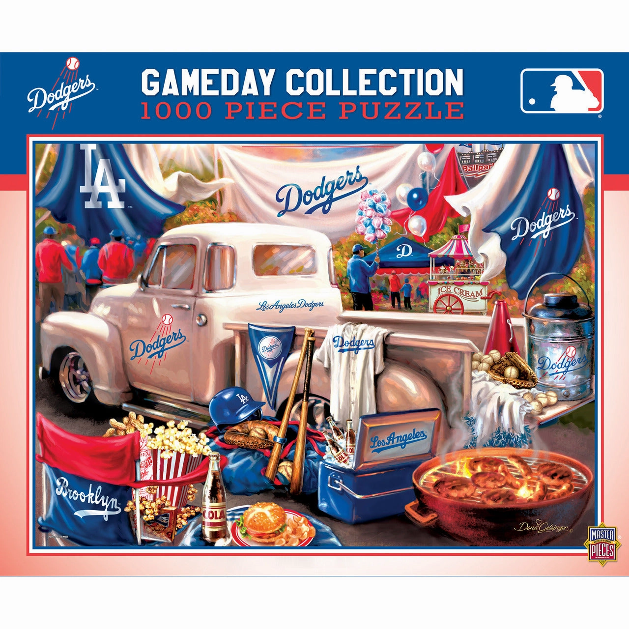 Los Angeles Dodgers Game Day Collection 1000 Piece Puzzle